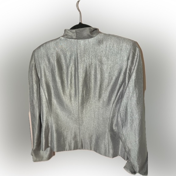 Kasper Women’s Skirt Set Silver Sz 14P - Picture 5 of 10